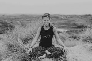 Happy with Yoga Melanie