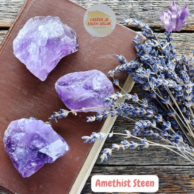 Amethist Steen op boek