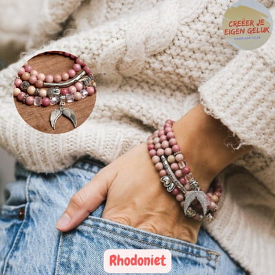 Rhodoniet armband