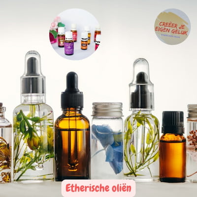 Etherische oliën flesjes