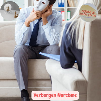 Verborgen Narcisme man met masker