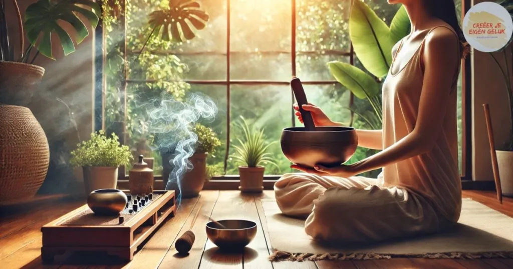Leren ontspannen klankschaalmeditatie