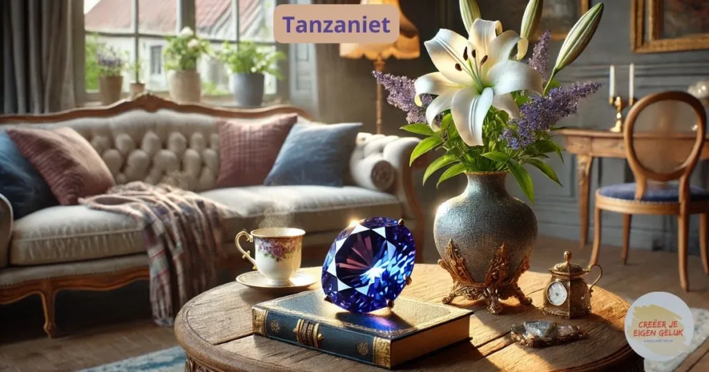 tanzaniet steen in huis